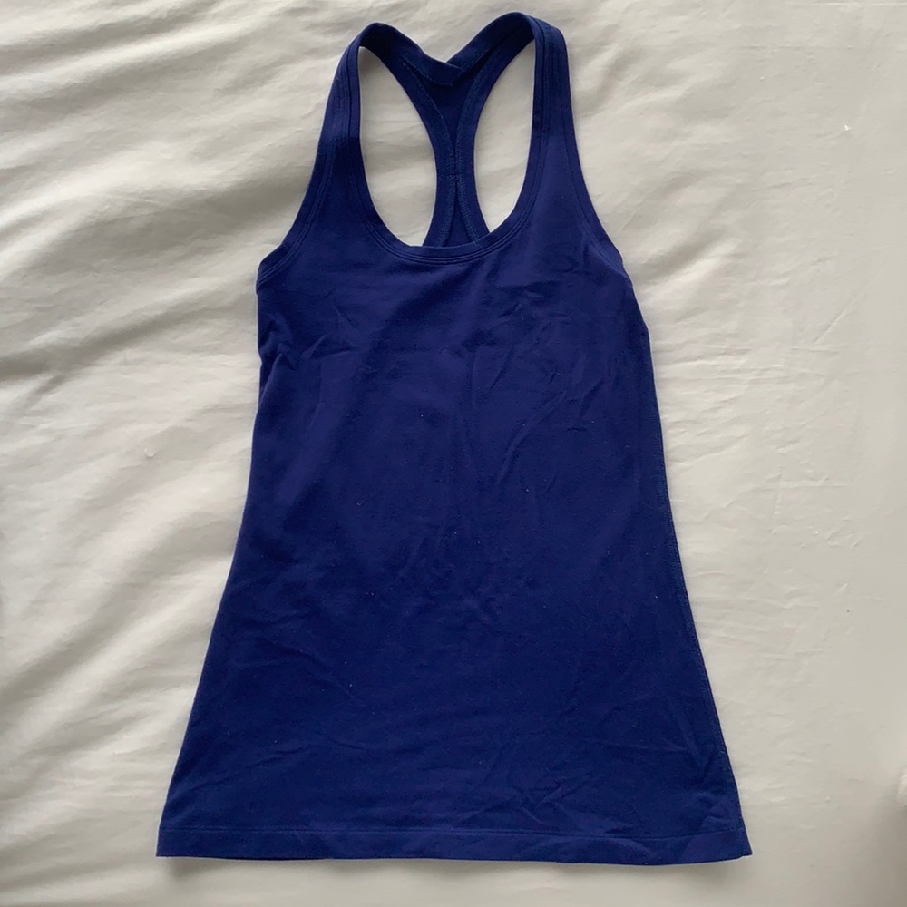 Lululemon Cool Racerback in Blue, size 4